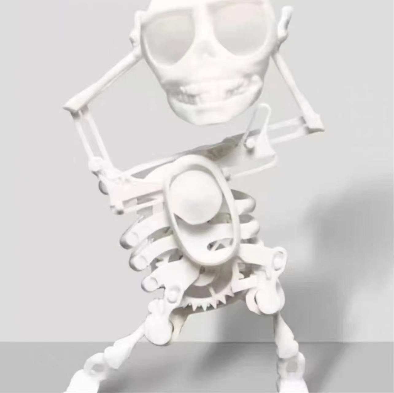 3D dancing skeleton decompression toy