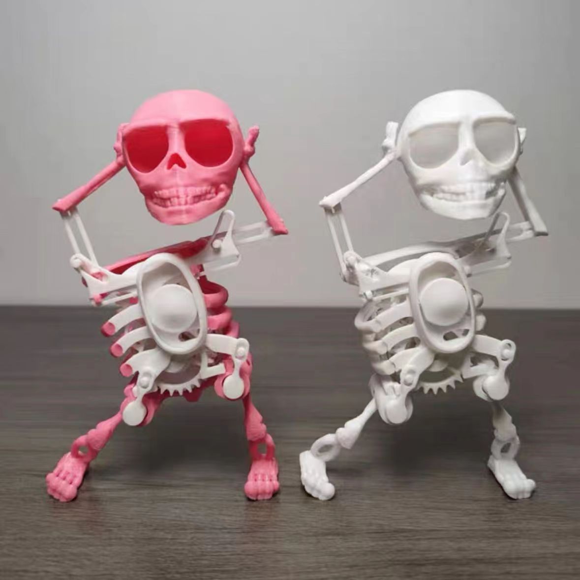 3D dancing skeleton decompression toy