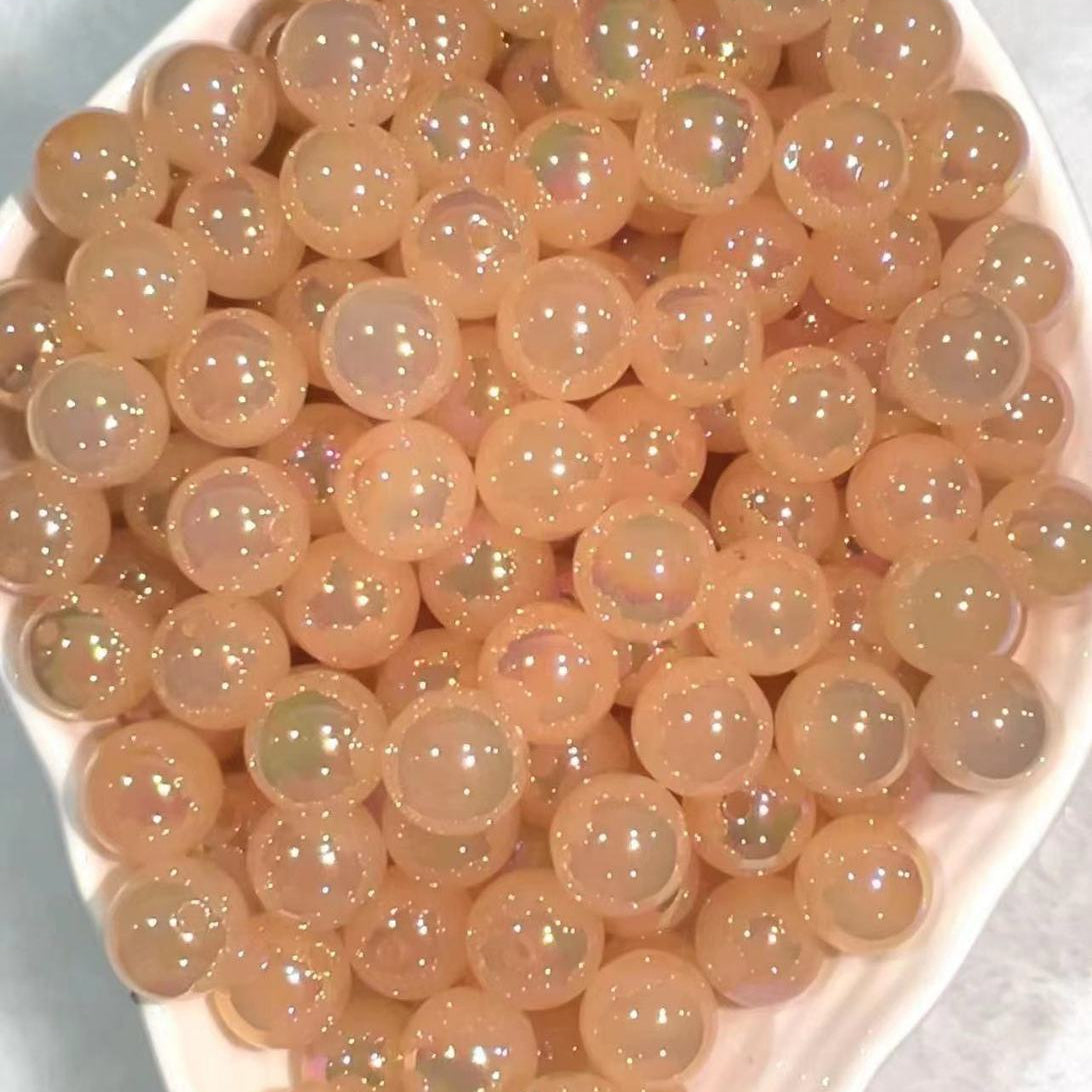 16mm Galaxy UV Light Variation Cat Eye Round beads