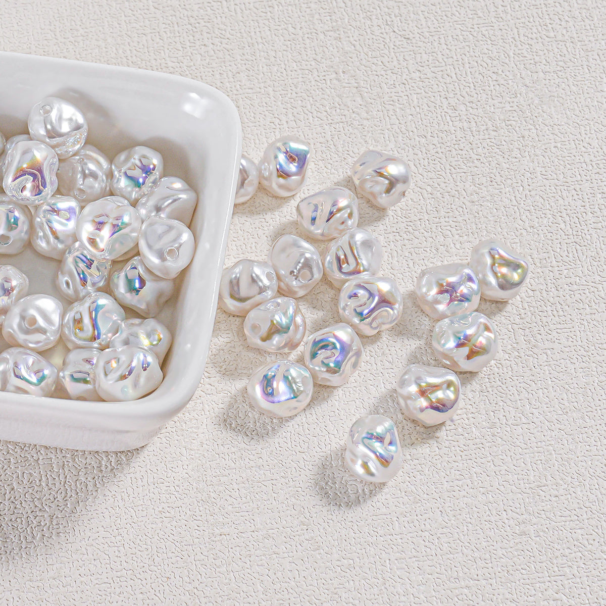 Baroque irregular-shaped imitation pearl beads